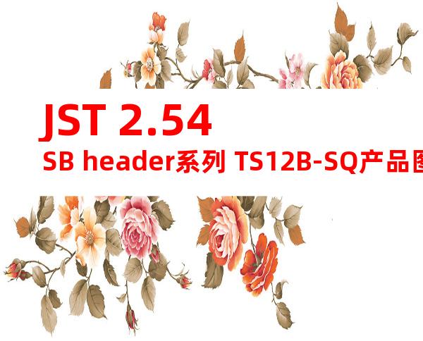 JST 2.54SB header系列 TS12B-SQ产品图纸